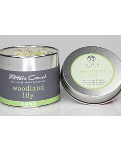 Potters Crouch Candle Tin Woodland Lily